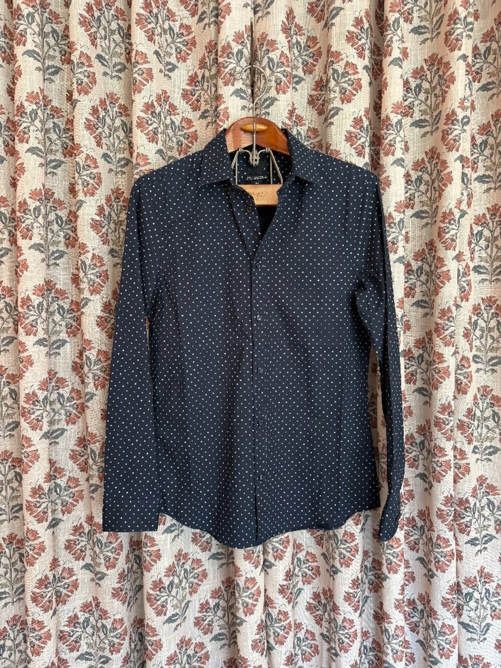 Men's H&M Star Button Down Dress Shirt Medium